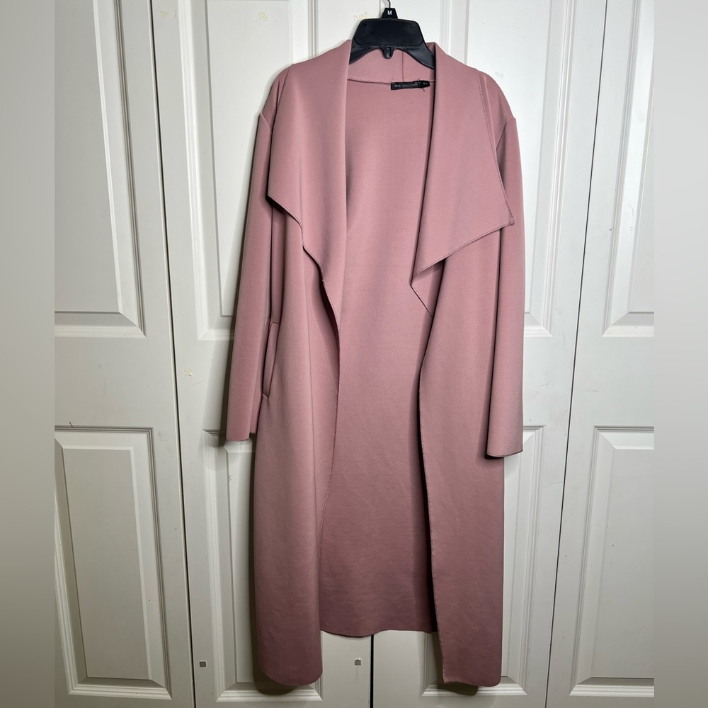 Dusty Rose Pink Trench Coat